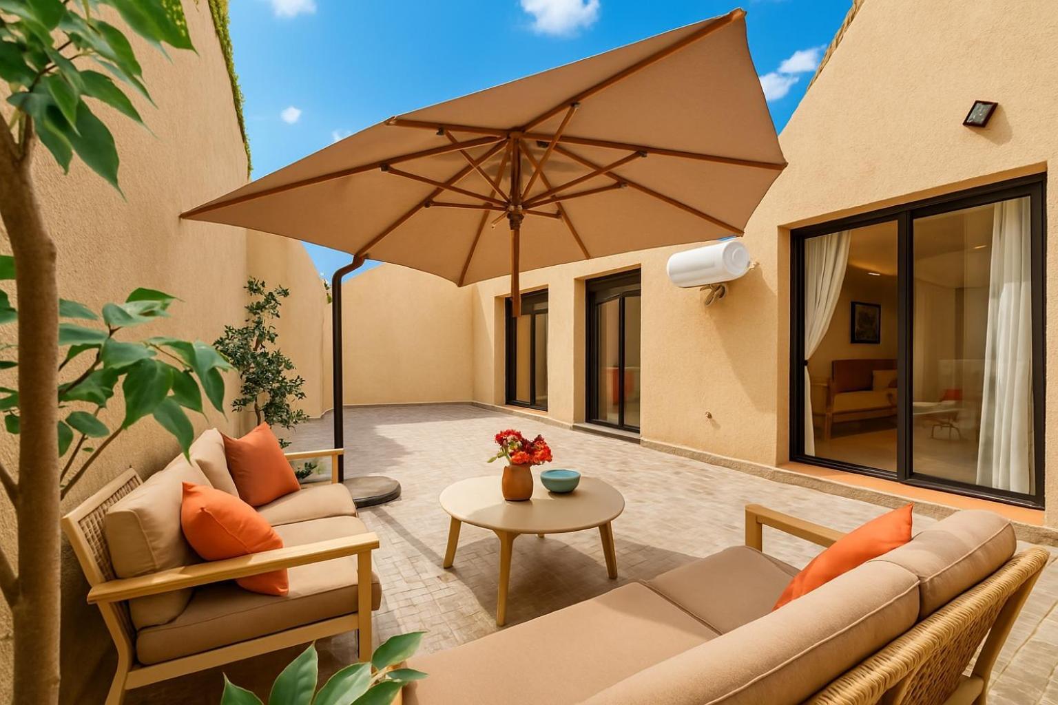 Apartamento Cosy Patio Sunny 2br - New Building - Near Oasis Train Station